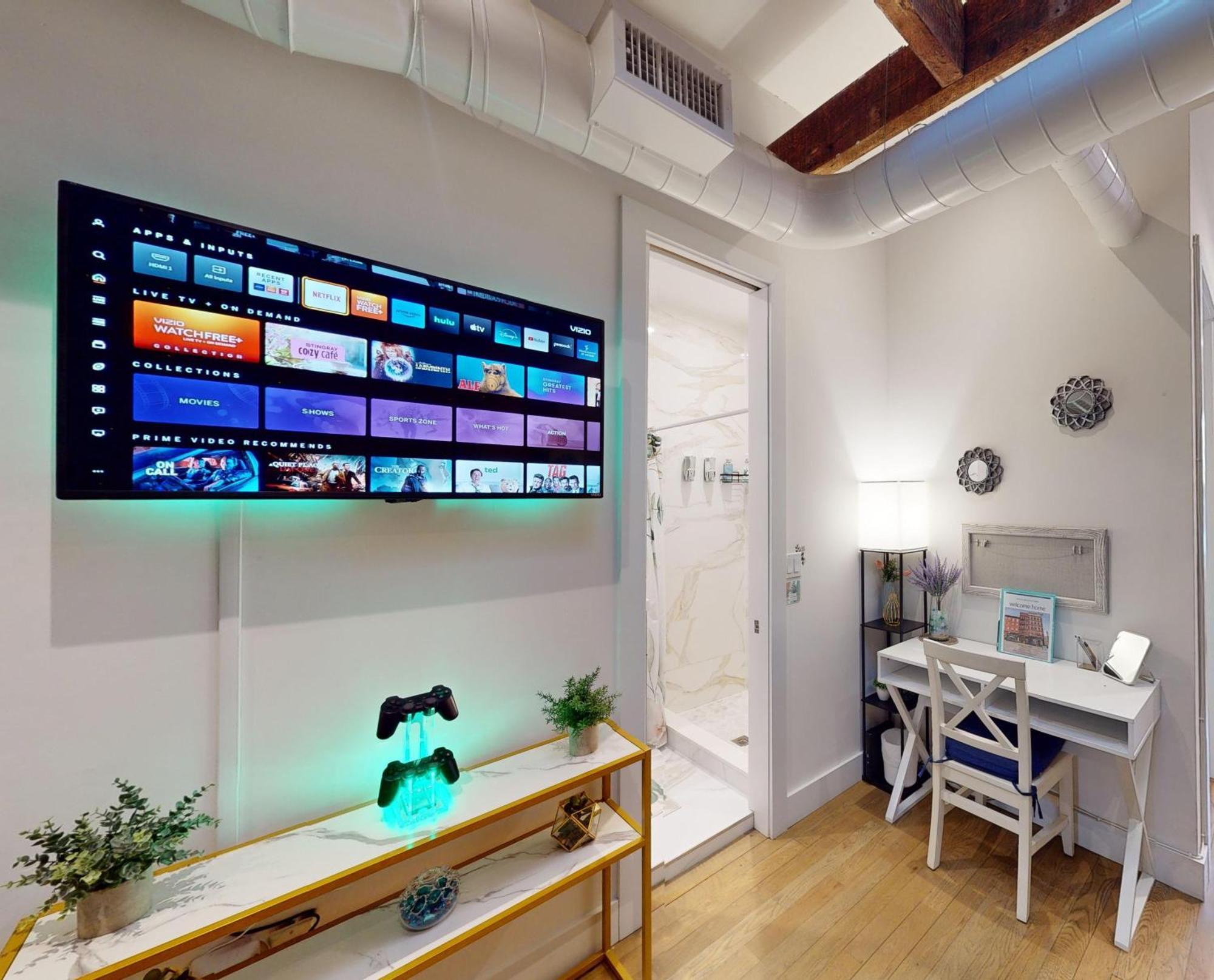 Chic Penthouse 15 Minutes From Nyc - Bus Stop At Doorstep โฮโบเกน ภายนอก รูปภาพ